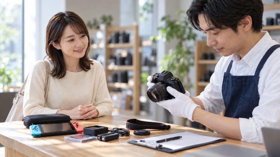 不用品買取に出している主婦